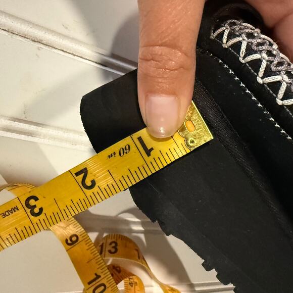 UGG Size 8 Tasman II Black Platform slipper Shoes size 8 - Picture 7 of 7